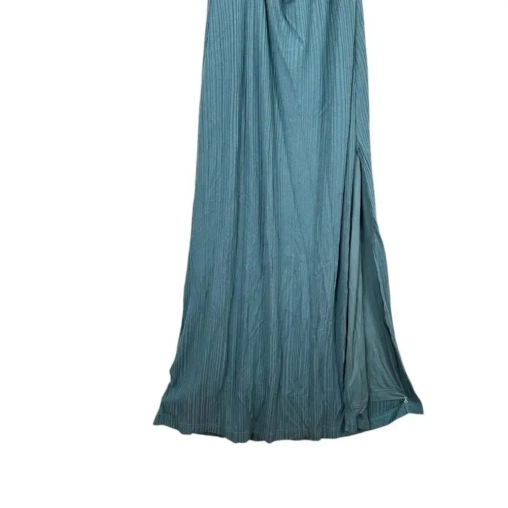 Free People Athea Maxi Dress Ancient Turquoise Small Sleeveless Elegant Flowy